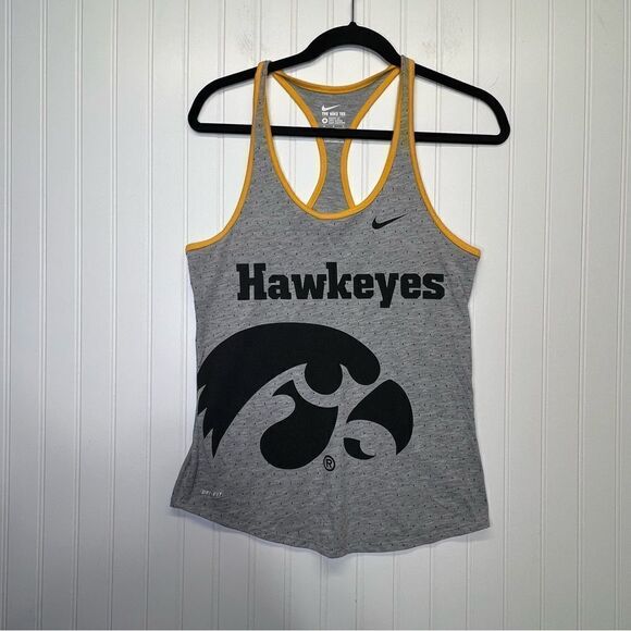 College lowa Hawkeyes Nike Women's Dri-Blend
Gear Up Performance Tank Top M - Picture 1 of 11
